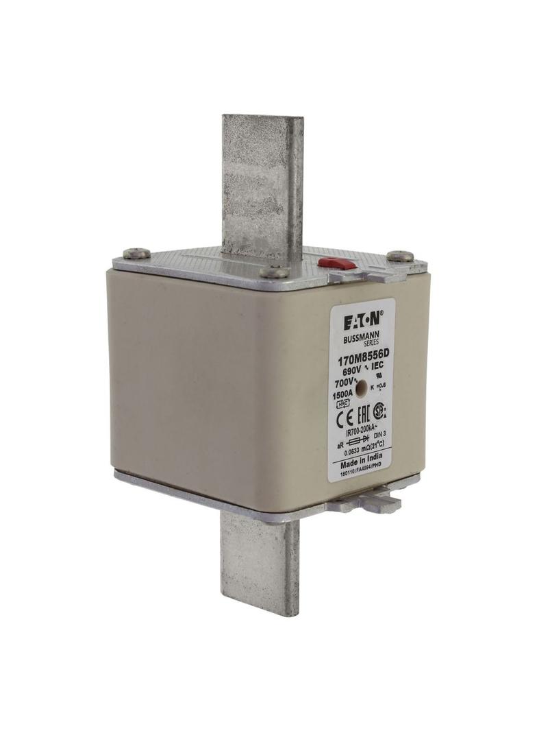 1500A 690V aR DIN 3 HSDNH FUSE Wkładka szybka 1500A AC 690V DIN 3 aR DIN IEC dual (combinat 170M8556