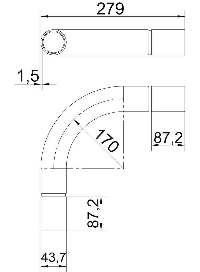 SBN40 G, Kolanko rurowe