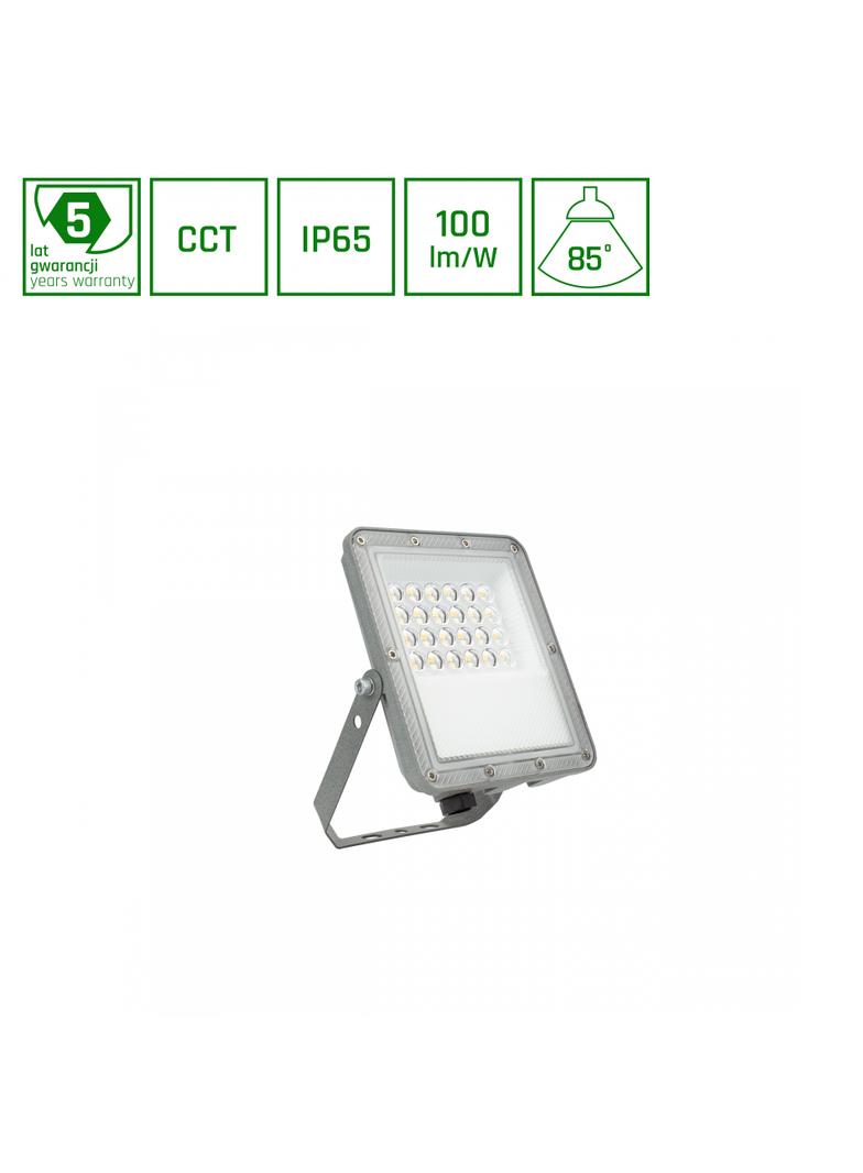 NOCTIS MAX CCT NAŚWIETLACZ 20W CCT 230V IP65 175x134x28mm SZARY 5 LAT GWARANCJI