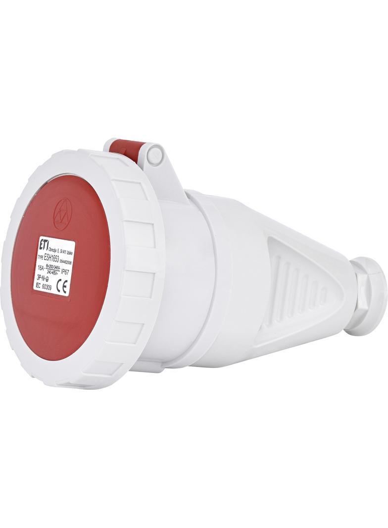 16A 400V 3P+N+PE Gniazdo przenośne IP67 ESH 1653 004482008 ETI