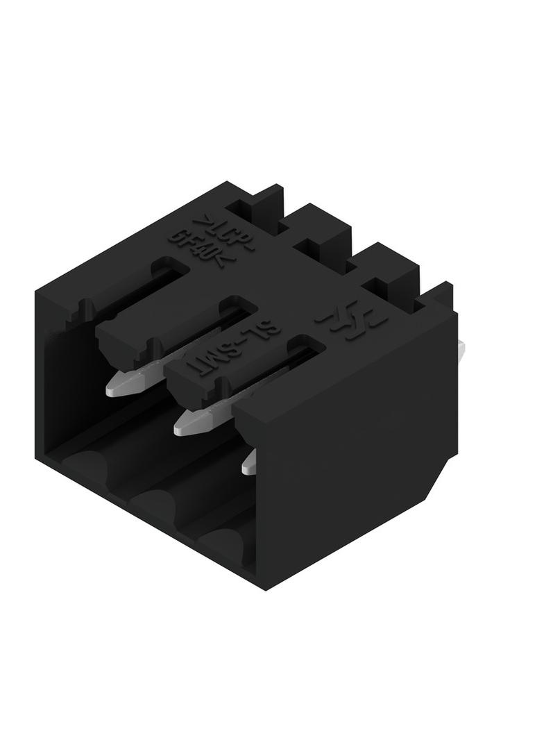 SL-SMT 3.50/03/180G 1.5SN BK BX Wtyki PCB (złącza płyty), 3.50 mm, Liczba biegunów: 3, kąt odejścia: 180° /100szt./ 1752992001 WEIDMÜLLER