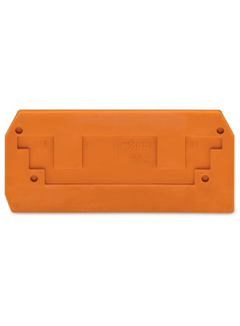 ścianka końcowa pomarańczowa