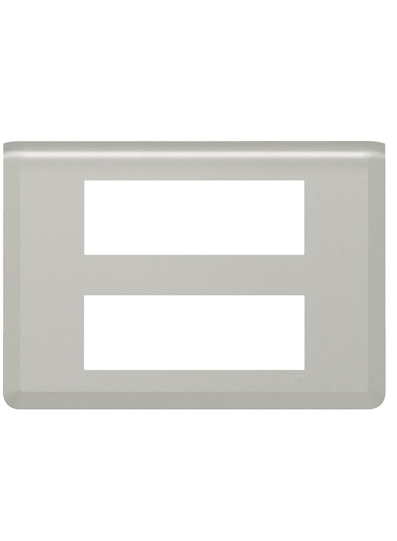 Mosaic - Ramka 2X6 Modułowa Pozioma - Aluminium 079336L LEGRAND