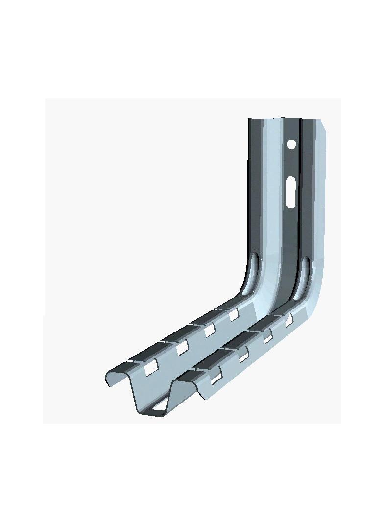 WSPORNIK ŚCIENNY, PROFIL -L 278 MM, I316L, Cablofil