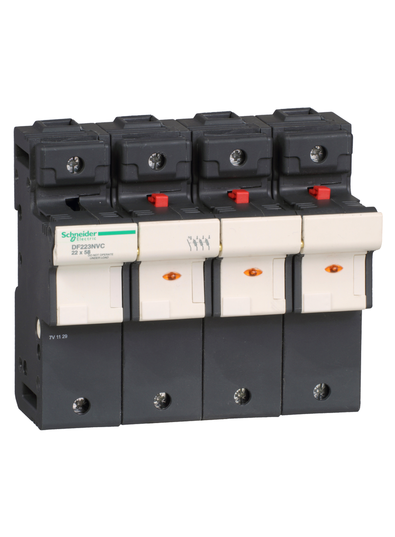 Podstawa bezpiecznikowa 22x58mm 125A 3P+N DF223NVC Schneider