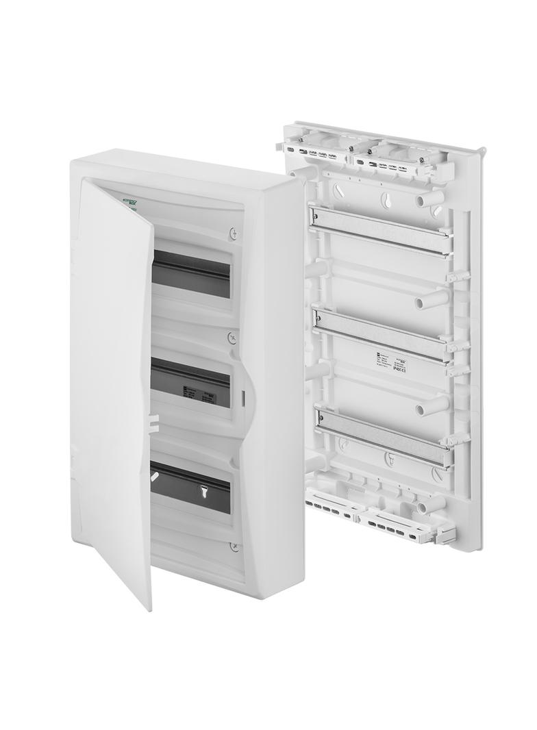 ECONOMIC BOX RN 3/36 drzwi białe (N+PE) IP 40