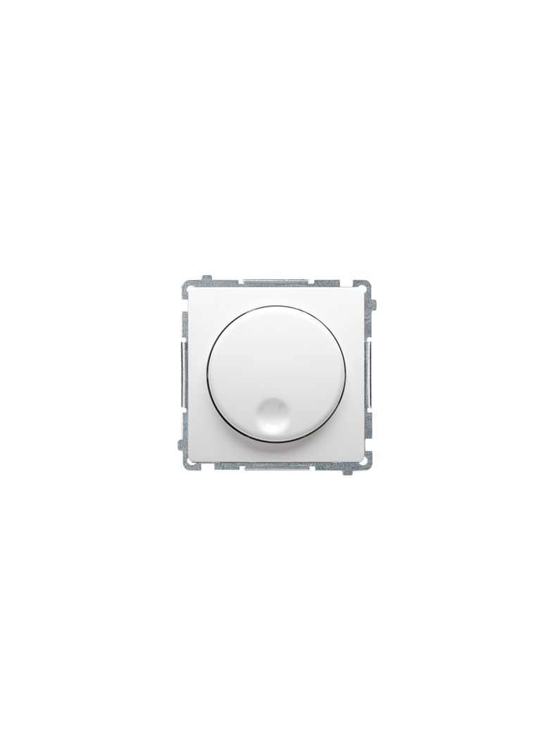 Simon Basic Ściemniacz naciskowo-obrotowy 20–500 W 230V biały BMS9T.01/11 KONTAKT