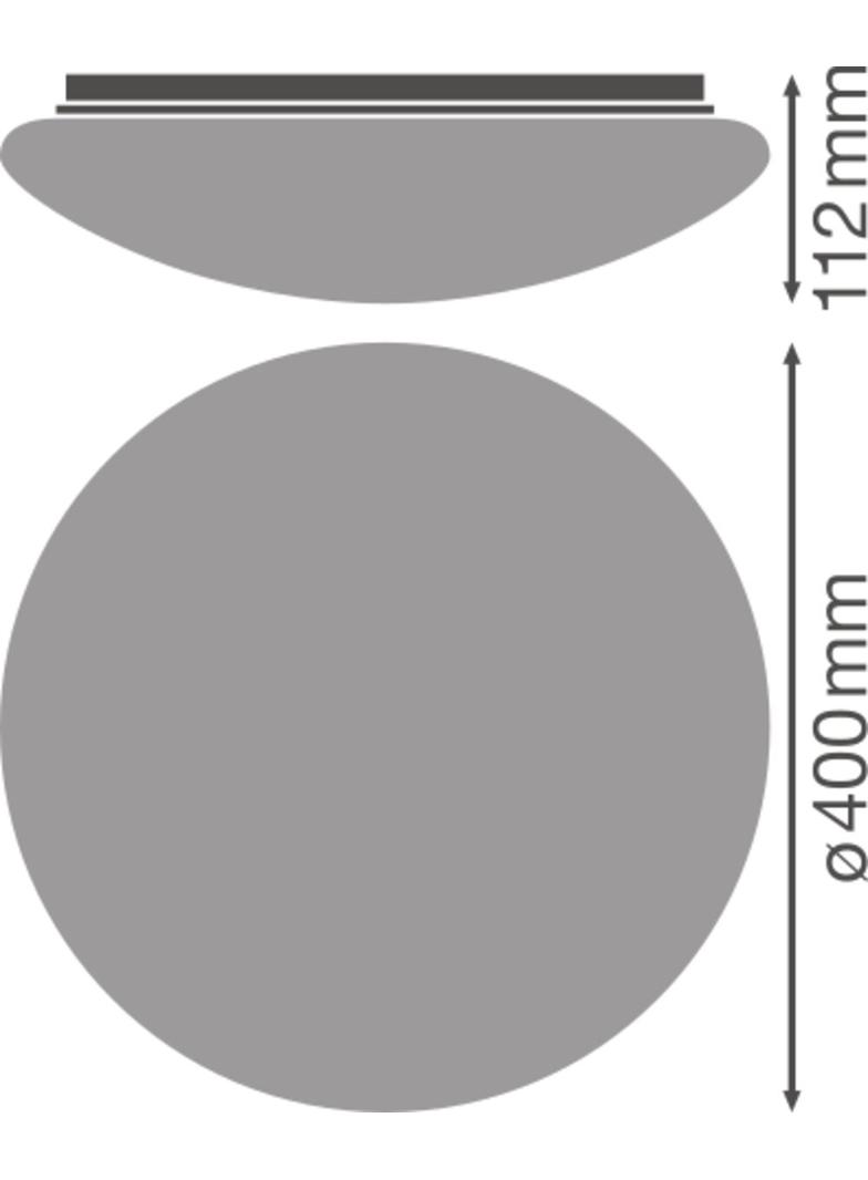 Wymienny klosz do oprawy Surface Circular 400