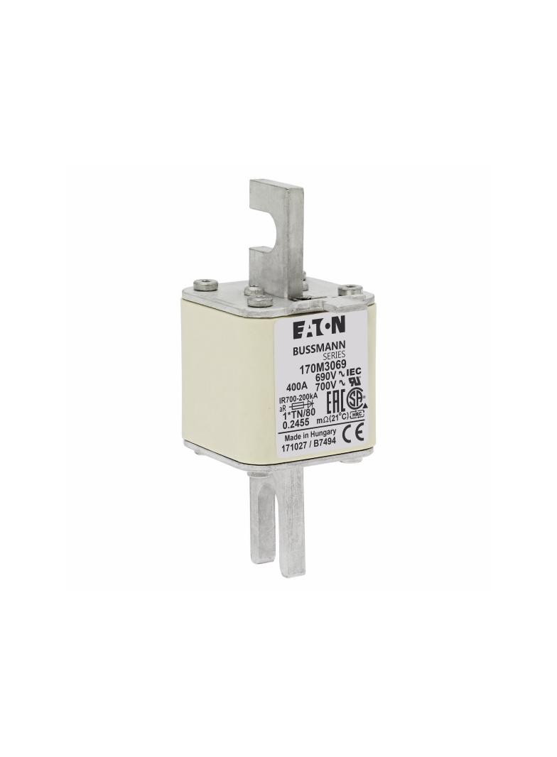 400A 690V 1*TN/80 aR INDICATOR FUSE Wkładka szybka 400A AC 690V compact DIN 1 45x58x104 mm 170M3069