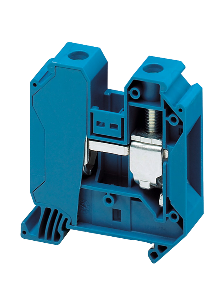 Złączki NSY, zacisk śrubowy przepustowy 3,5 mm2 czarny