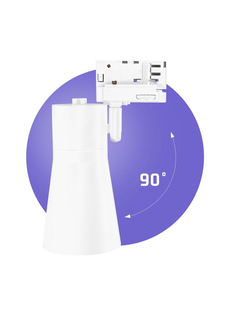 MADARA SCANDI GU10 NA SZYNOPRZEWÓD 3F 250V IP20 80x140x180 BIAŁY