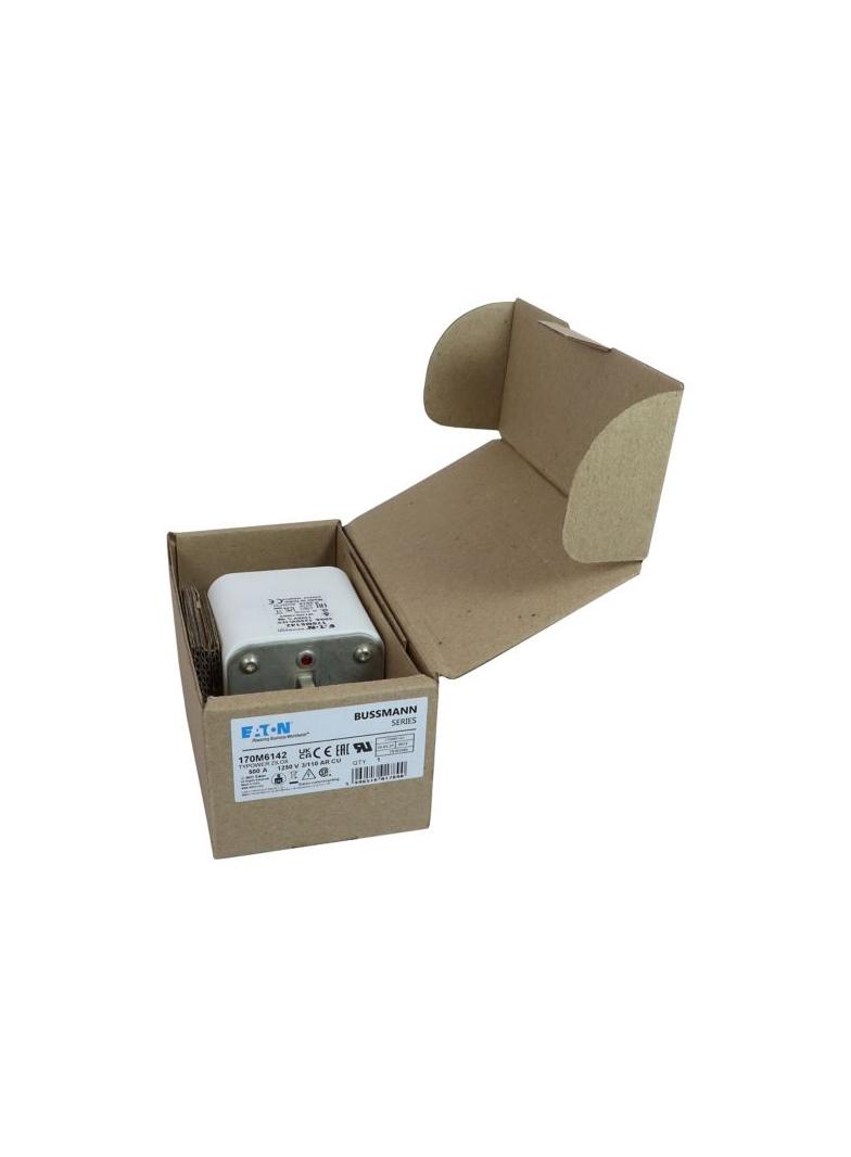 500A 1250V 3/110 aR INDICATOR FUSE Wkładka szybka 500A AC 1250V rozmiar 3 76x90x139 mm aR D 170M6142