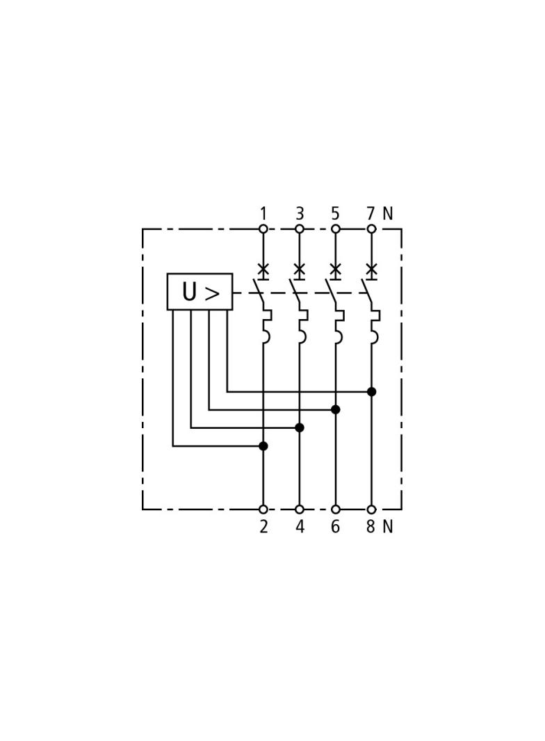 Aparat POP 4 do ochrony przed przepięciami dorywczymi TOV