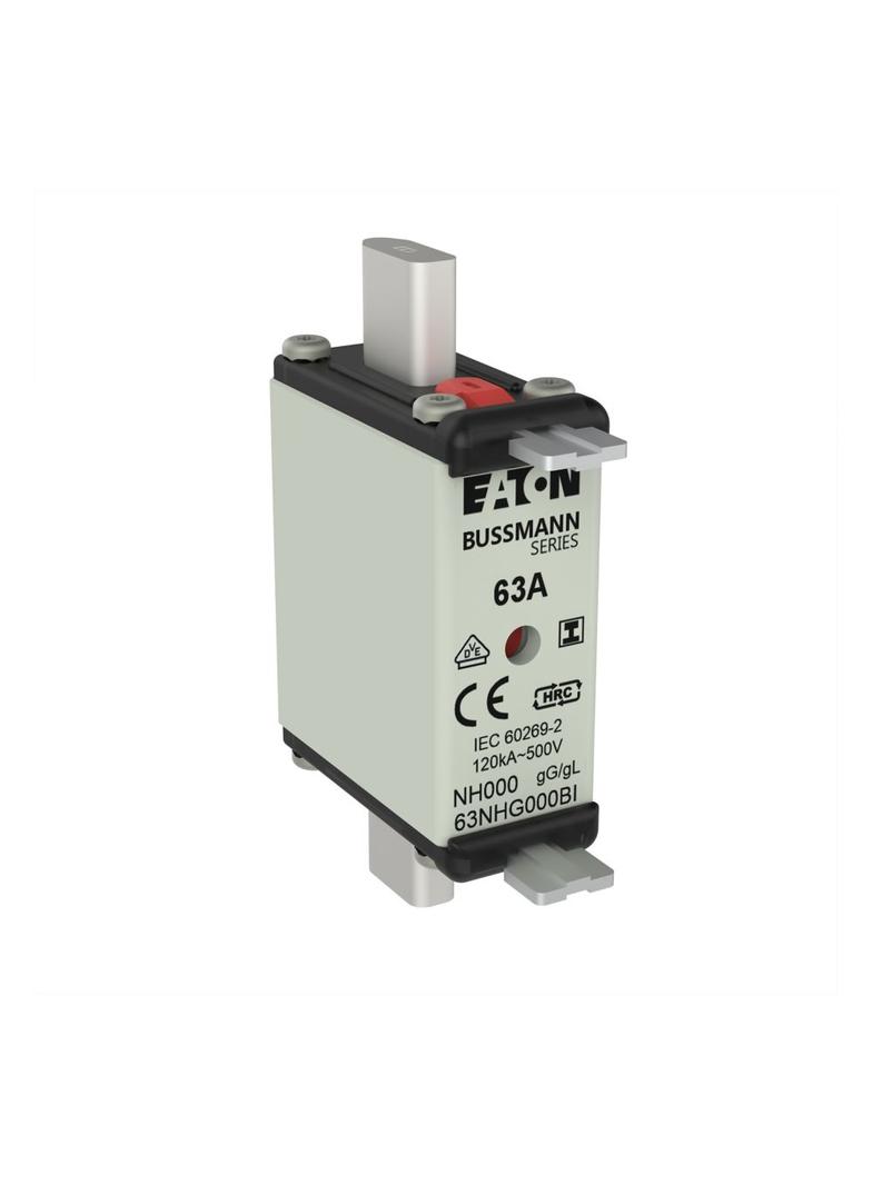 63NHG000BI Wkładka NH 63 500V GL/GG rozmiar 000 63NHG000BI EATON