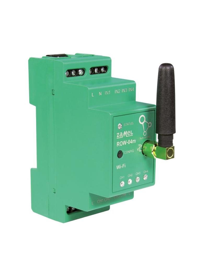 ODBIORNIK WI-FI MODUŁOWY 4-KANAŁOWY TYP: ROW-04M