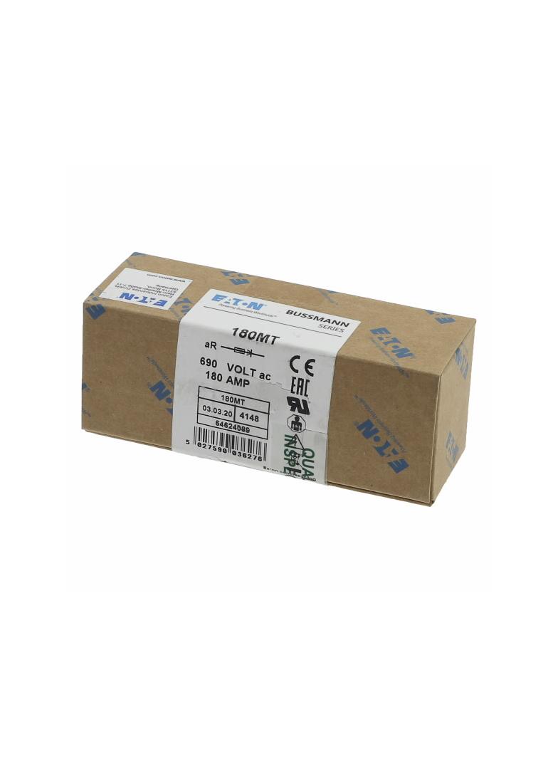 180AMP 690V AC BS88 HIGH SPEED FUSE Wkładka szybka 180A AC 690V DC 350V BS88 41x113 mm aR 180MT EATO
