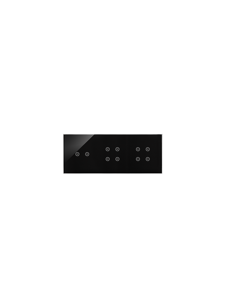 Simon 54 Touch Panel dotykowy S54 Touch 3 moduły 2 pola dotykowe poziome + 4 pola dotykowe + 4 pola dotykowe zastygła lawa DSTR3244/73 KONTAKT
