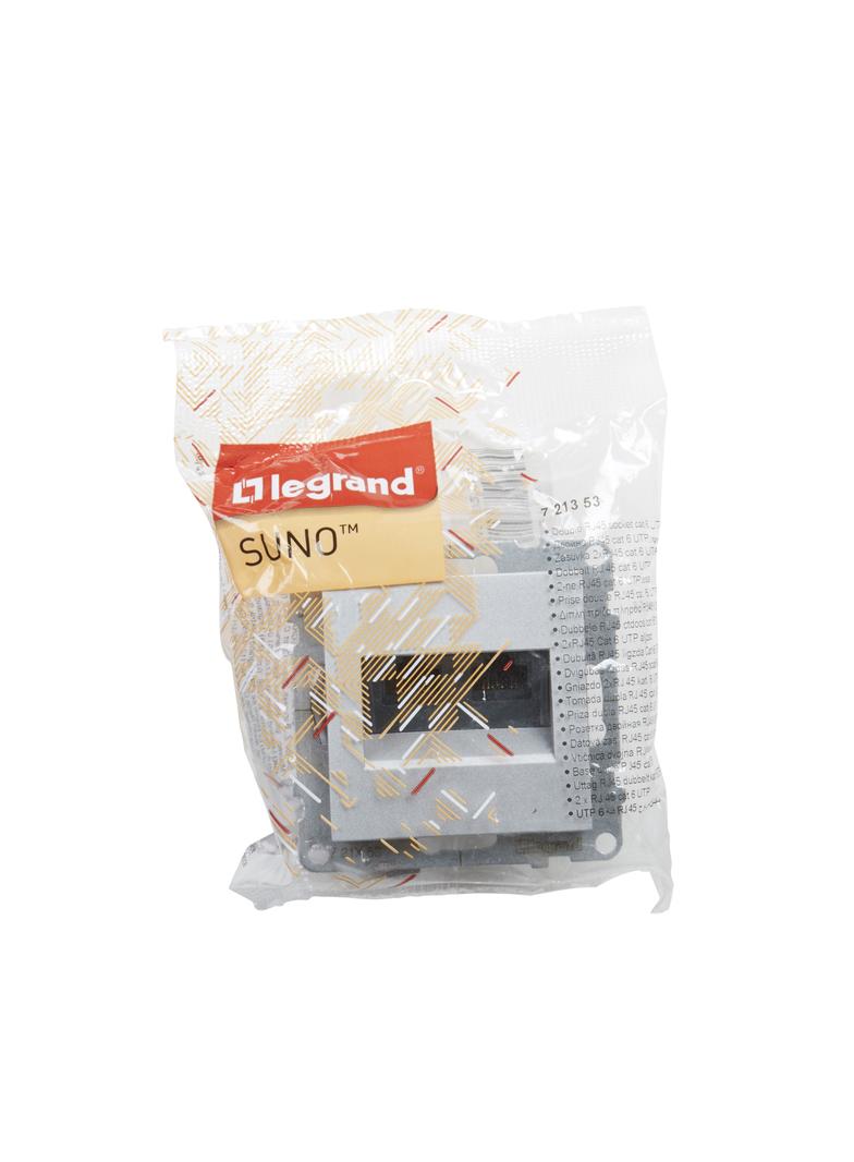 Suno Gniazdo Komputerowe 2Xrj45/Kat 5E Utp Biały 721151 721353 LEGRAND