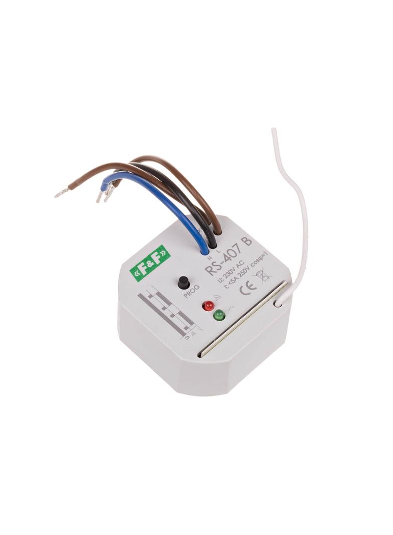 odbiornik bistabilny; 230V 5A; ; montaż w puszce O60 RS-407 B