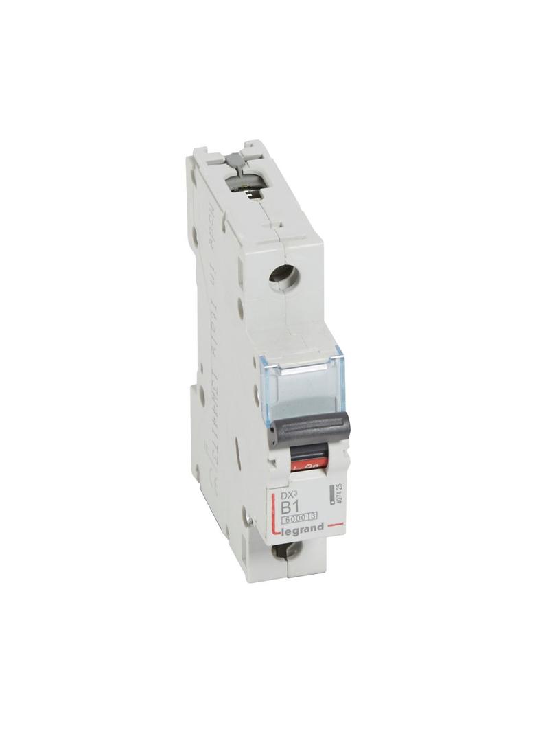 WYŁĄCZNIK NADPRĄDOWY S 301 1P B 1A 6000A SERII DX3, Legrand