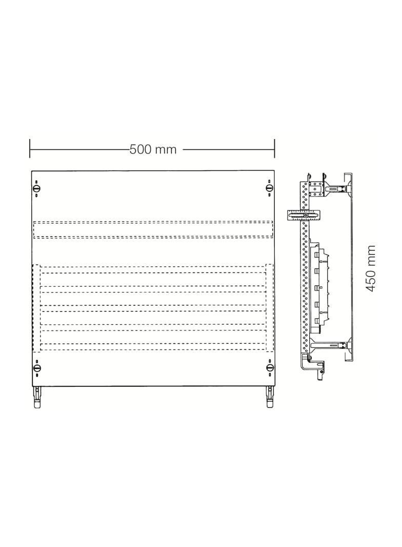 ED92SA Zestaw łączeniowy 2F do szyn