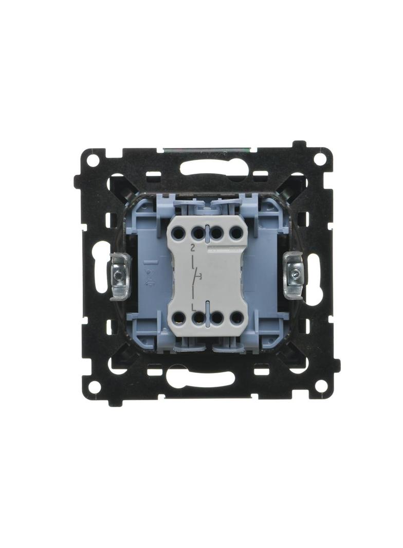 Simon 55 Przycisk zwierny /dzwonek/ szybkozłączka Czarny mat