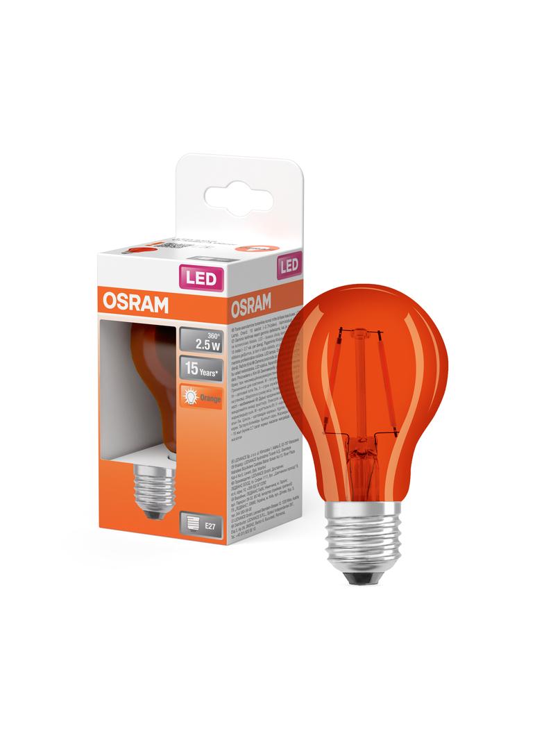 Lampa LED STAR CL A Orange 15 non-dim 2,5W E27
