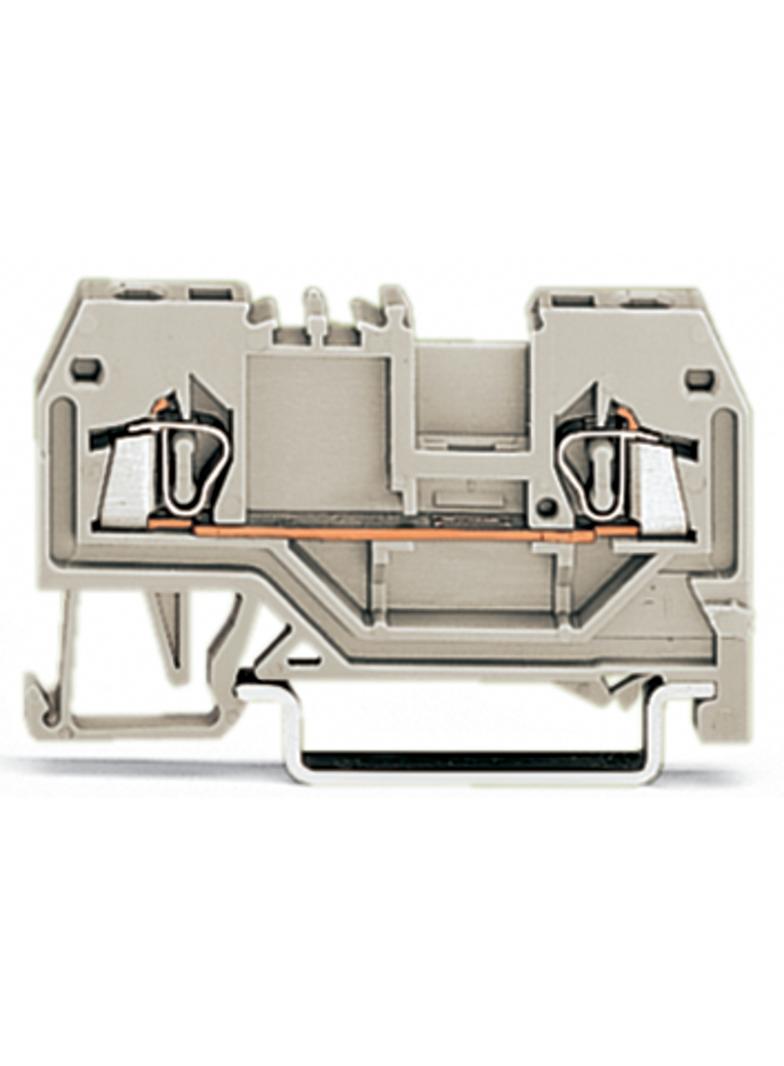 złączka 2-przewodowa Ex 1,5 mm2 jasnoszara