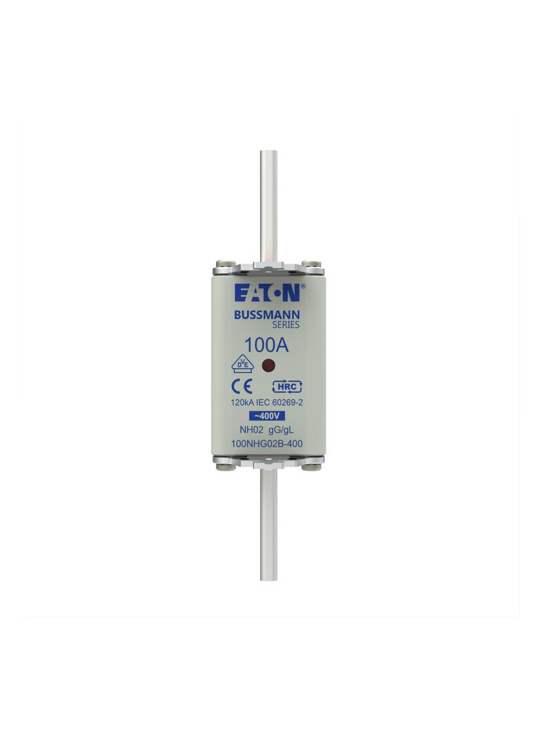 NH FUSE 100A 400V GG/GL SIZE 02 Wkładka NH02 100A 400V GL/GG podwójny wskaźnik 100NHG02B-400 EATON