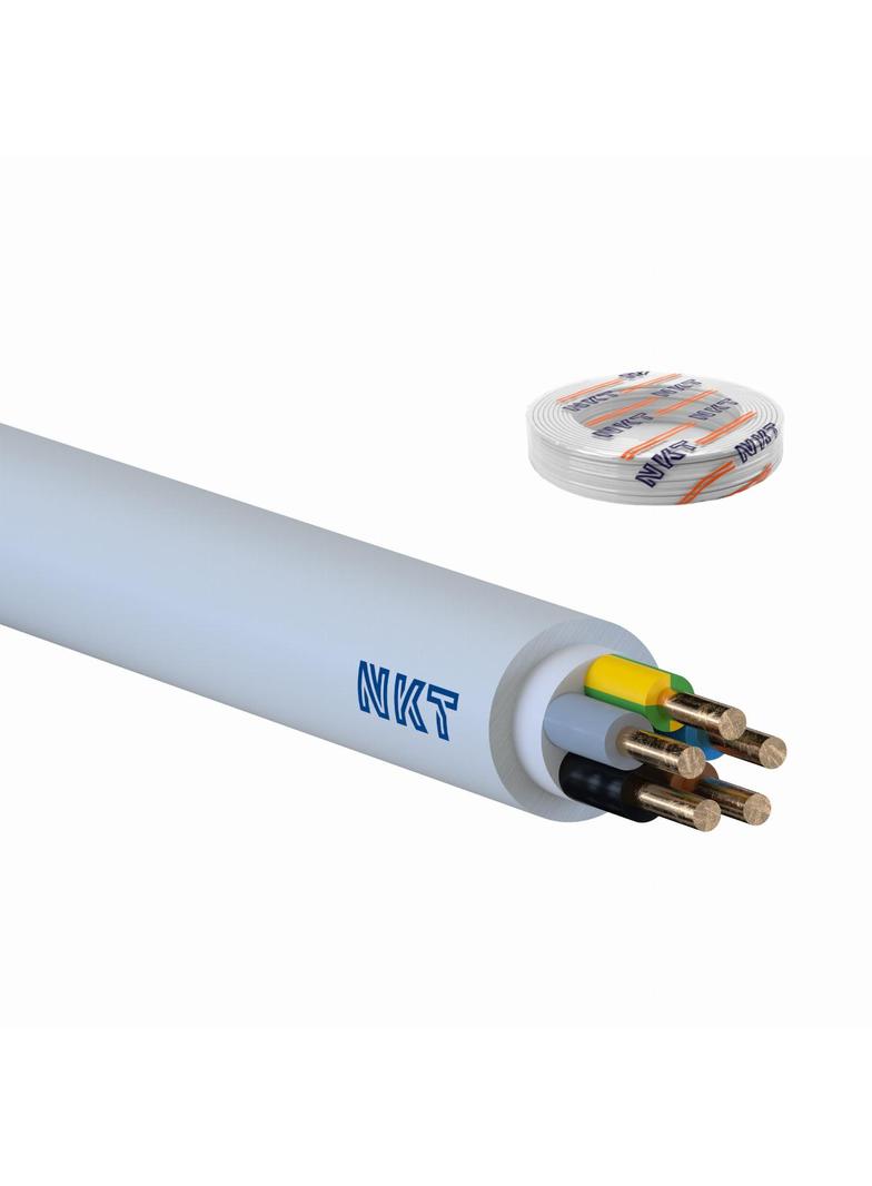 Przewód instalacyjny NYM-J 5x2,5mm2 /100m/ NKT