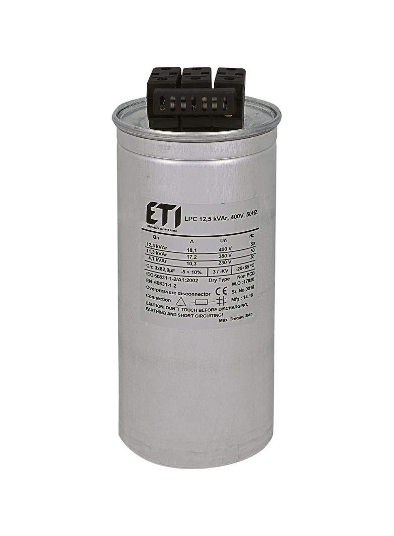 Kondensator LPC 12.5 kVAr, 400V, 50Hz 004656751 ETI