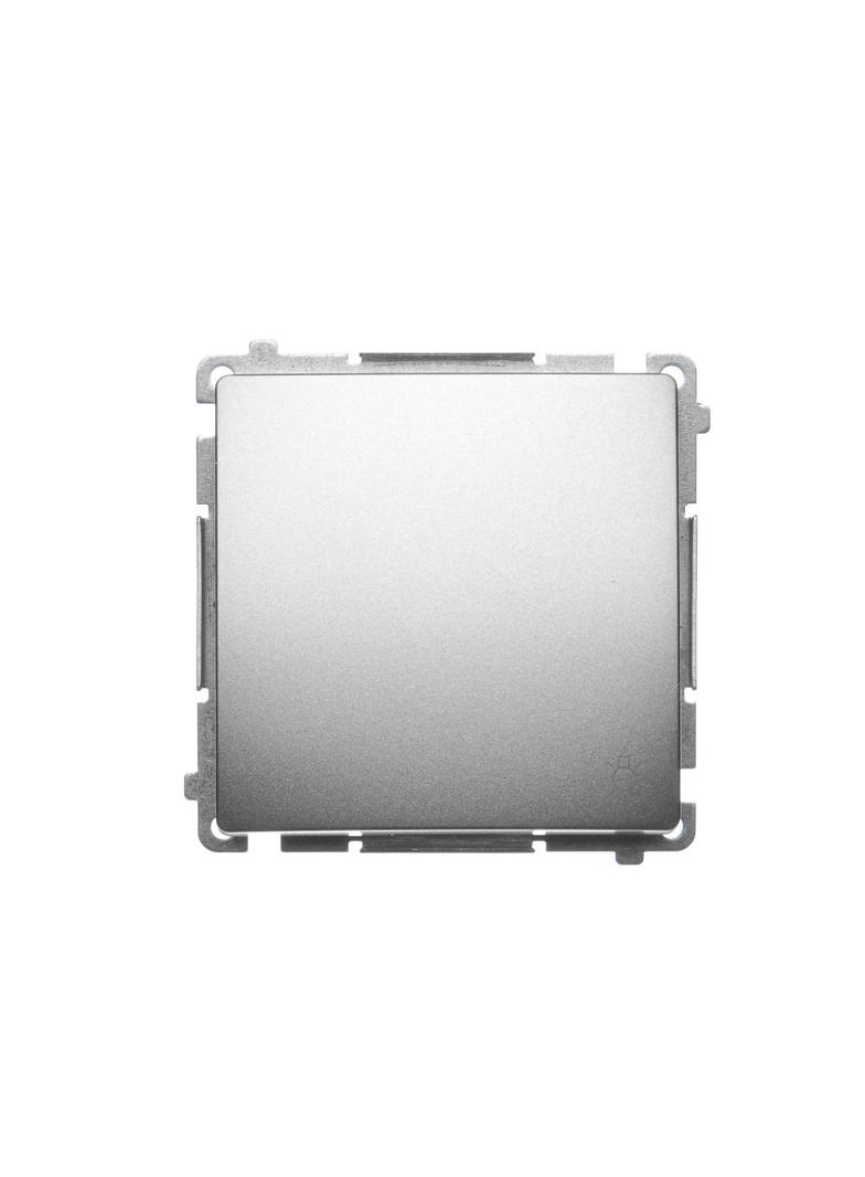 Simon Basic Przycisk światło 16A 250V zaciski śrubowe satynowy BMS1A.01/29 KONTAKT
