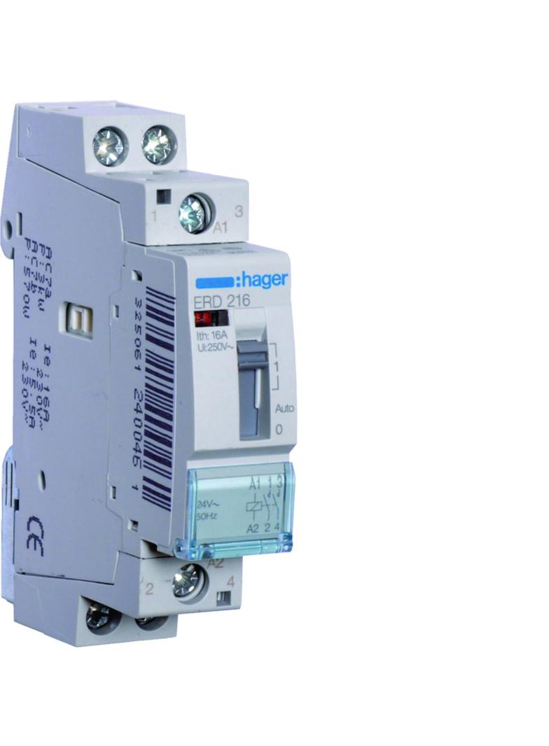 Przekaźnik instalacyjny 24VAC 2Z 16A ERD216 HAGER