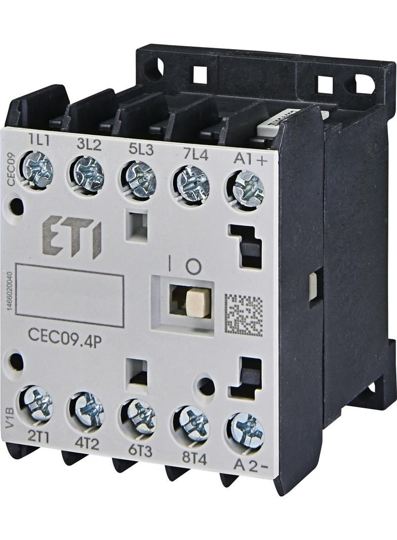 CEC09.4P 230V-50/60HZ - Stycznik silnikowy miniaturowy
