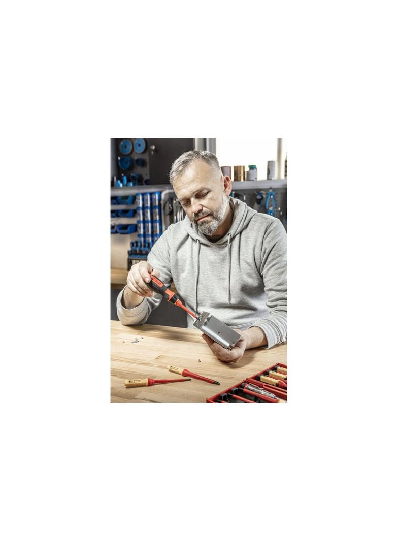 Zestaw wkrętaków 1000V, stal S2, 13 szt.