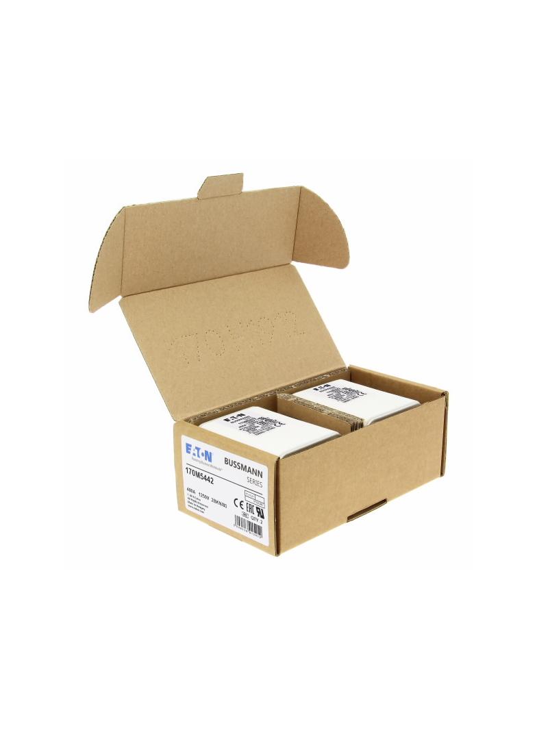 FUSE 400A 1250V 2BKN/80 AR CU Wkładka szybka 400A AC 1250V rozmiar 2 61x77x81 mm aR IEC UL 170M5442