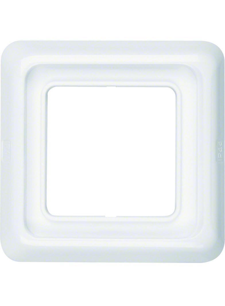 IP44 Ramka pojedyncza z uszczelką biała Berker 53132809 WWD1100PW HAGER