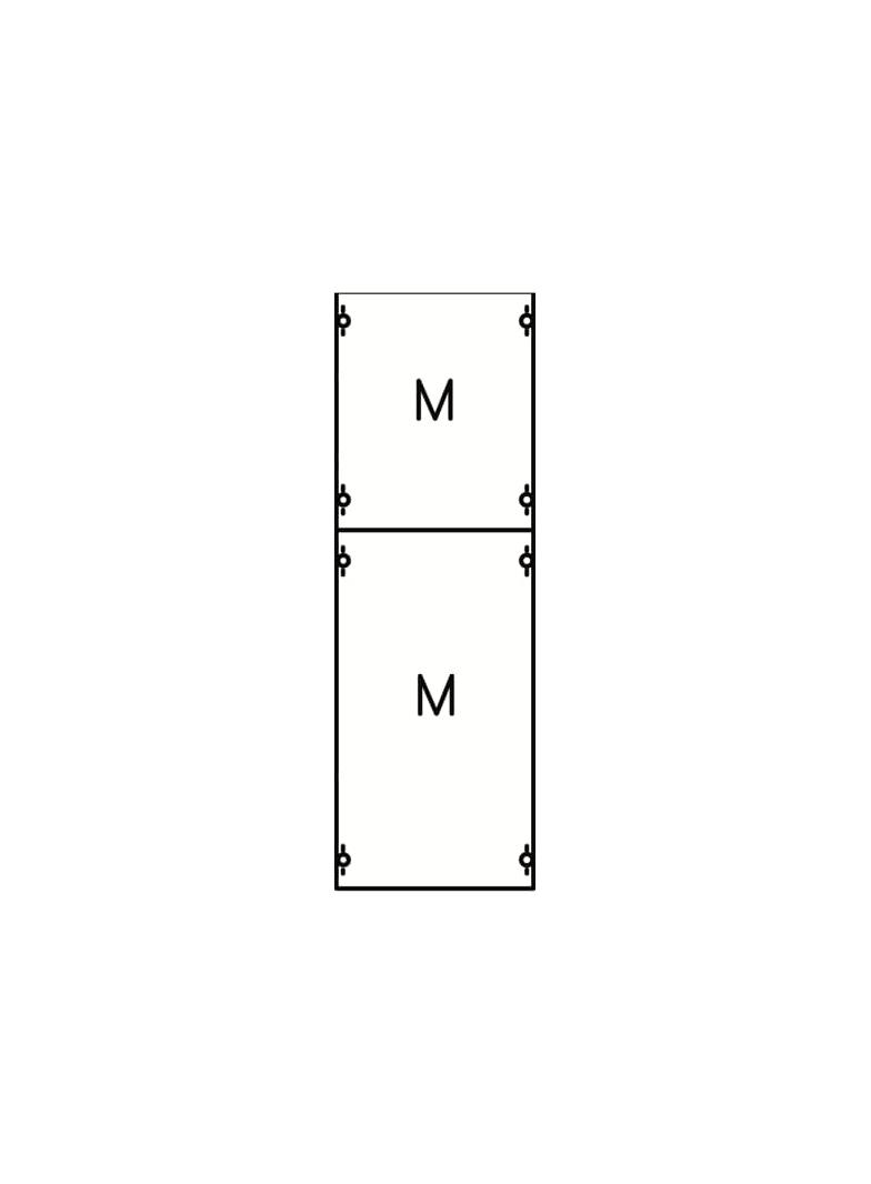 1M1A Pole rozdzielcze 1 kol.szer.