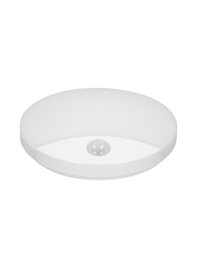 VIRAZON LED 15W, plafon z czujnikiem ruchu, 1050lm, IP44, 4000K, poliwęglan mleczny, biały AD-PL-6064WLPMR4 ORNO