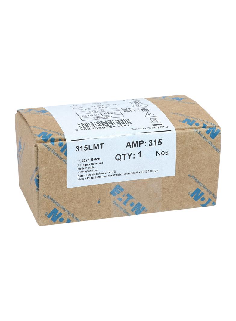 315AMP 240V IEC AC BS88 HIGH SPEED FUSE Wkładka szybka 315A AC 240V DC 150V BS88 38x84 mm, 315LMT EA