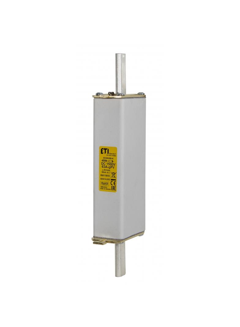 Wkładka topikowa NH01XL DC 1500V NH01XL gPV 160A 1500V DC 004110697 ETI