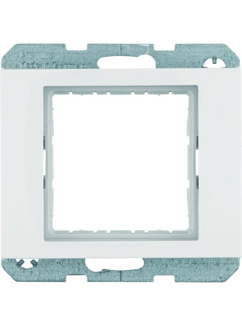 BERKER K.1 Zestaw adaptacyjny do modułów systo 45x45mm biały połysk 14407009 HAGER