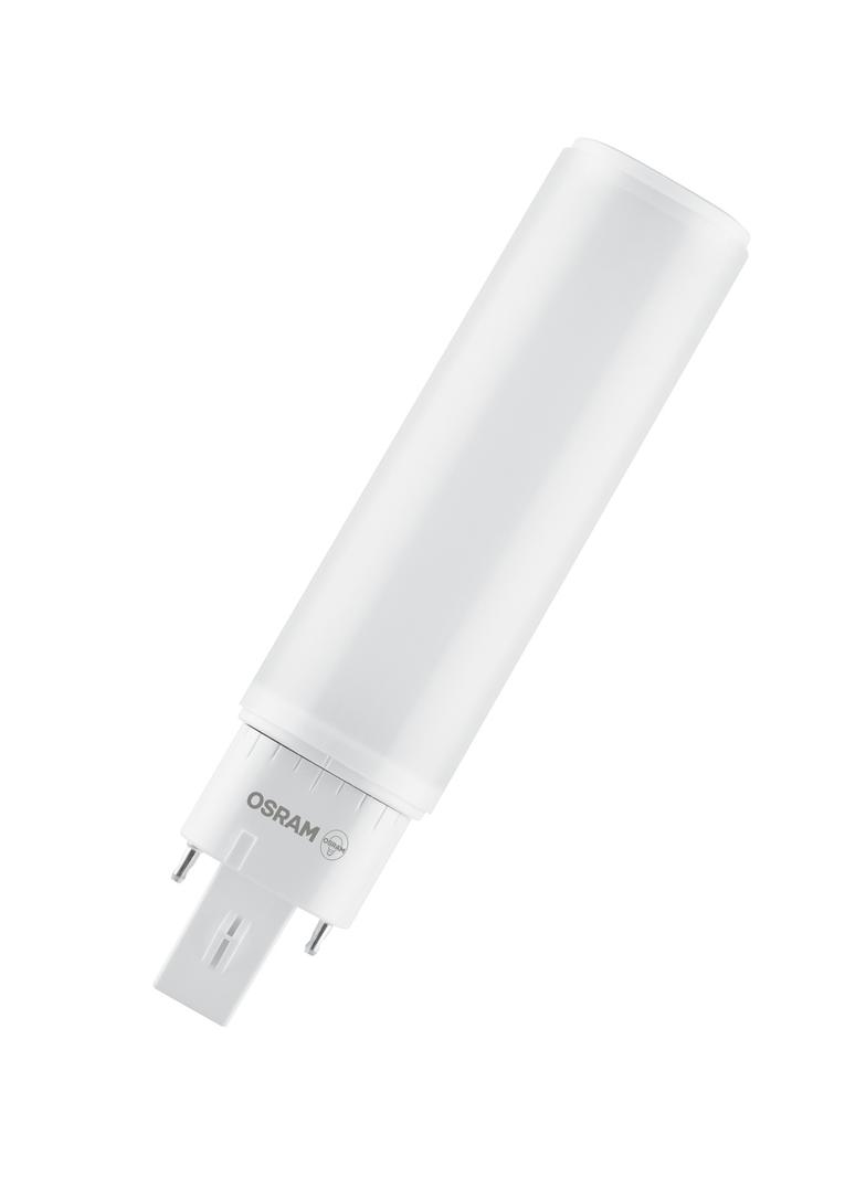 Lampa DULUX D E LED FR 18 ECG, AC mains 7W 830 G24q-2