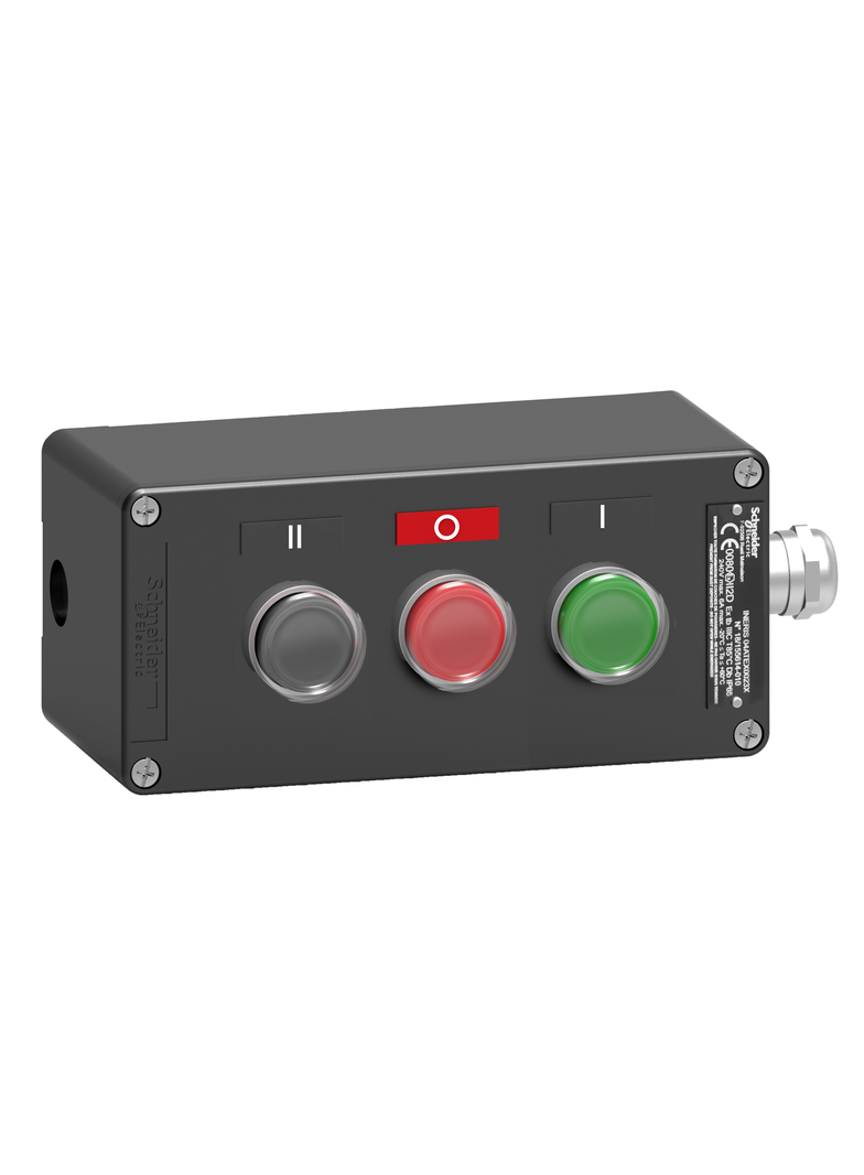 Harmony XAW Stacja sterująca trzy przyciski 1 NO/ 1 NC/1 NO