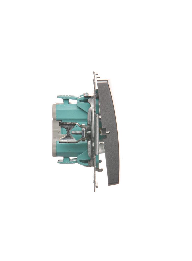 Simon Basic Przycisk dzwonek z podświetleniem LED 10A szybkozłączka stal inox