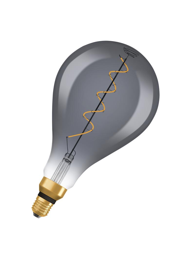 Lampa LED Vintage 1906 CL A160 Filament szkło przezroczyste SMOKE 12 non-dim 5W 818 E27