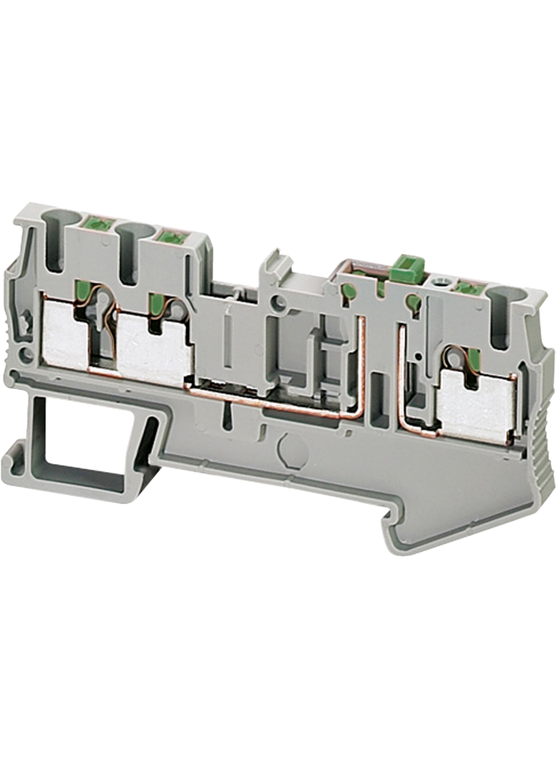 Złączki NSY, zacisk wciskany bezpiecznik nożowy 3 punktowy