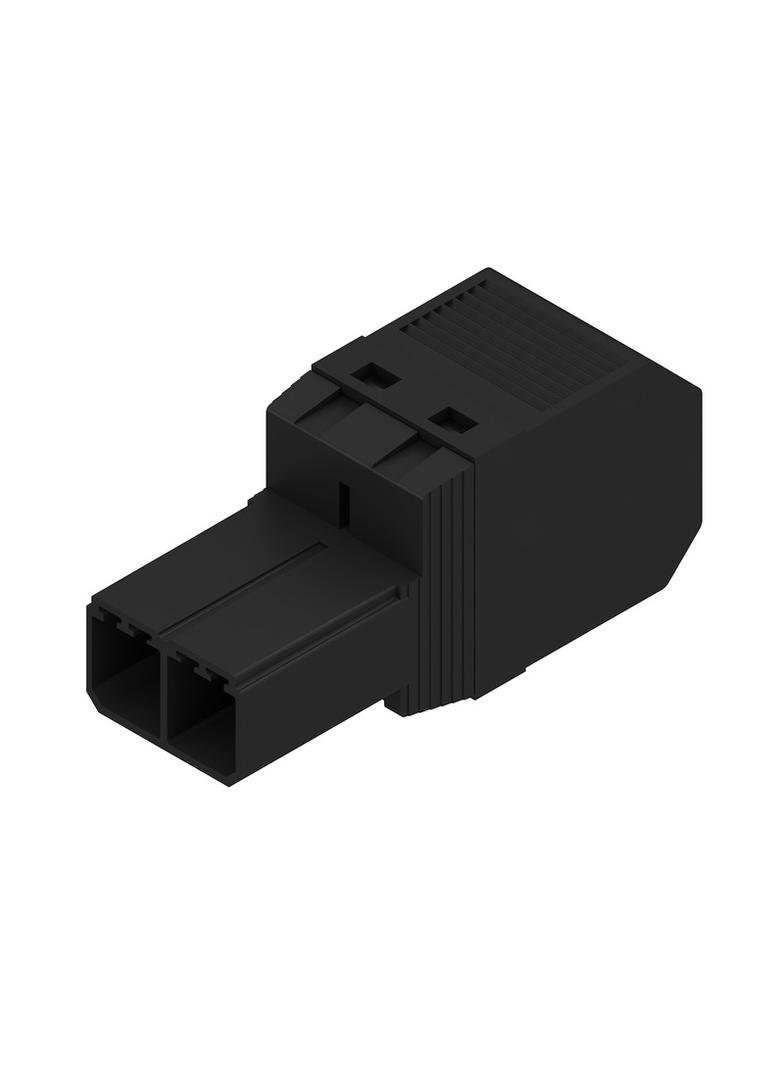 SVF 7.62HP/02/180G SN BK BX Wtyk PCB (złącze wiązki), 7.62 mm, Liczba biegunów: 2, PUSH IN /95szt./ 1060830000 WEIDMÜLLER