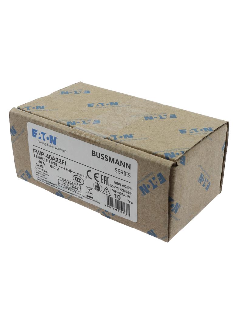 40A 690V 22X58 INDICATED 22 X 58MM 40A 700V 22X58 cylindryczna do półprzewodników wybijak 22 X 58MM