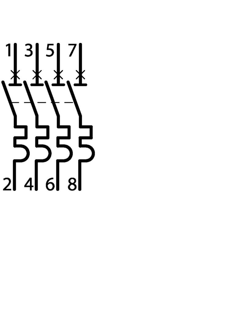 MCB Wyłącznik nadprądowy 50kA 4P C16A HMX416 HAGER
